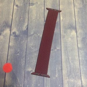 5for$10 38mm/40mm/41mm Apple Watchbands Wine Red Woven Stretch Band - NWT